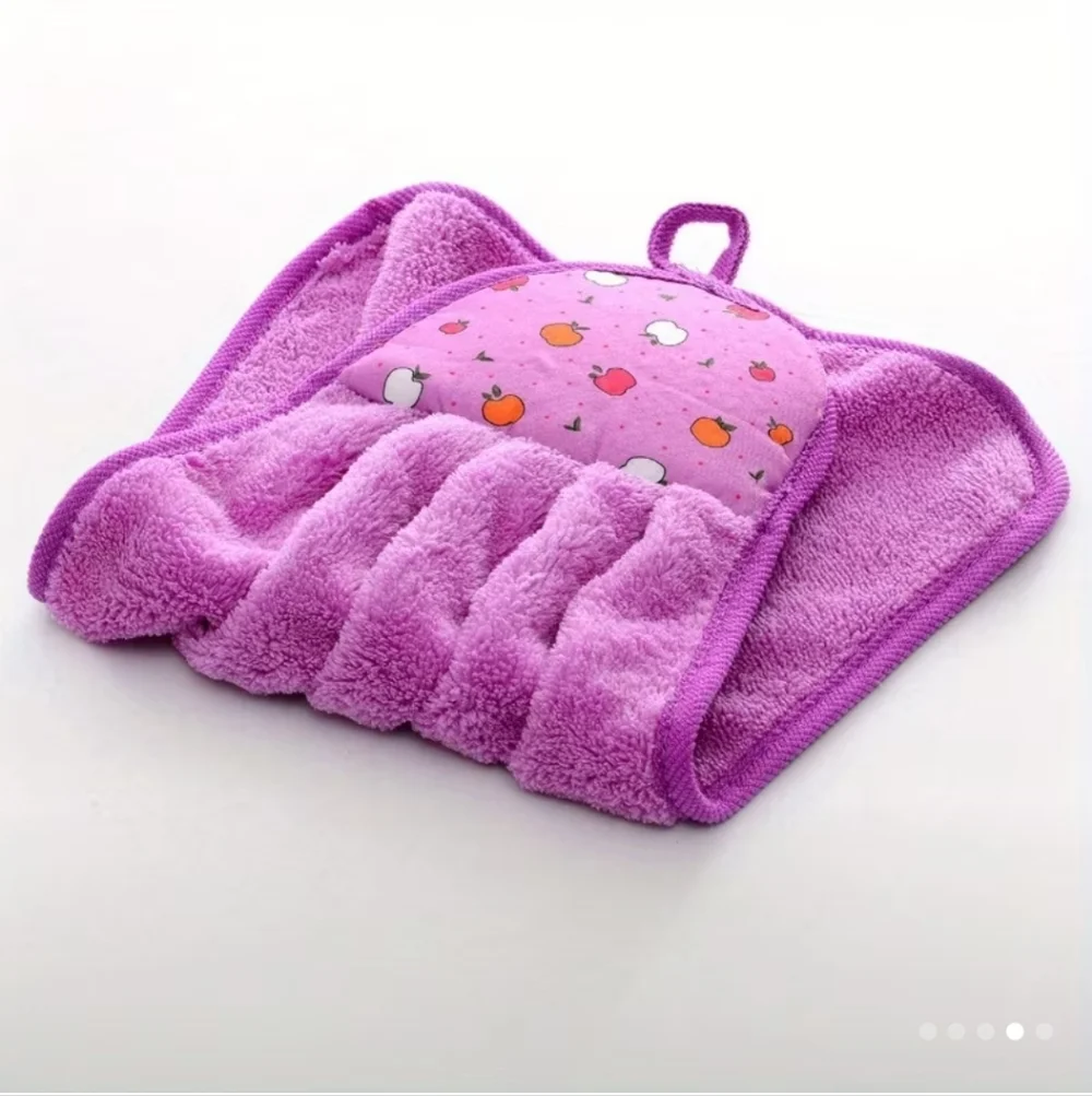 Hanging Hand Towels 4pc Set, Colorful